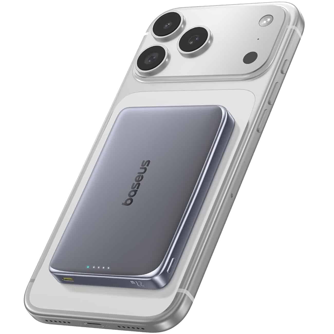 پاور بانک 10000 وایرلس باسئوس Baseus مدل PPKPC-1027G توان 27 وات — تصویر ۱۲