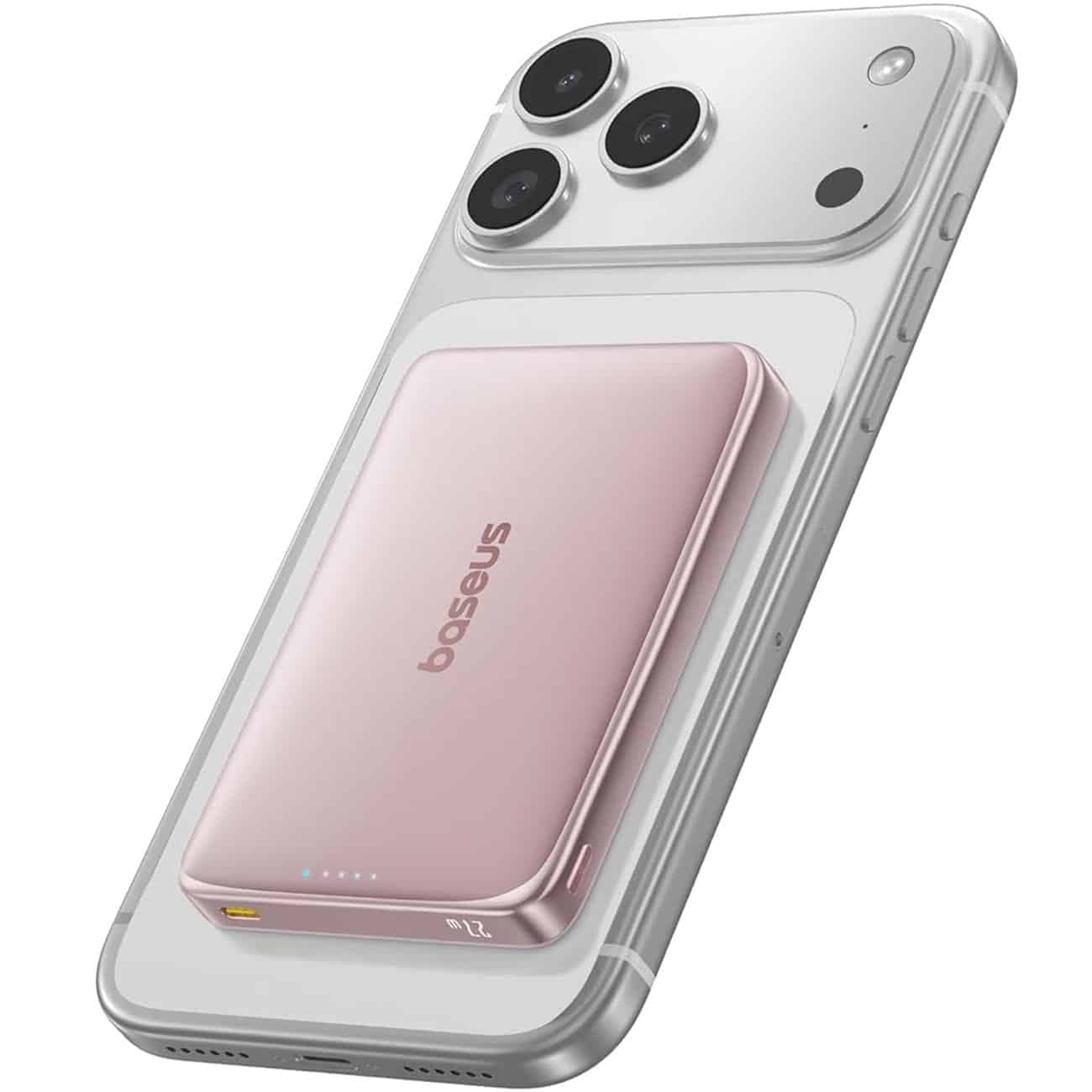 پاور بانک 10000 وایرلس باسئوس Baseus مدل PPKPC-1027G توان 27 وات — تصویر ۱۱