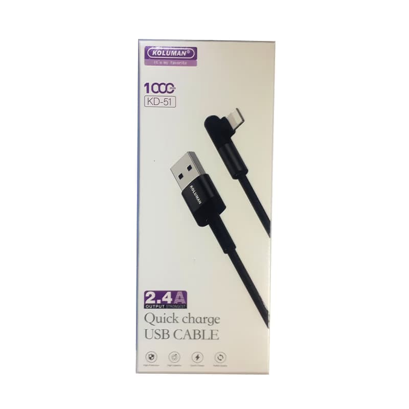 کابل شارژ KD-51 کلومن (KOLUMAN) MicroUSB — تصویر ۳