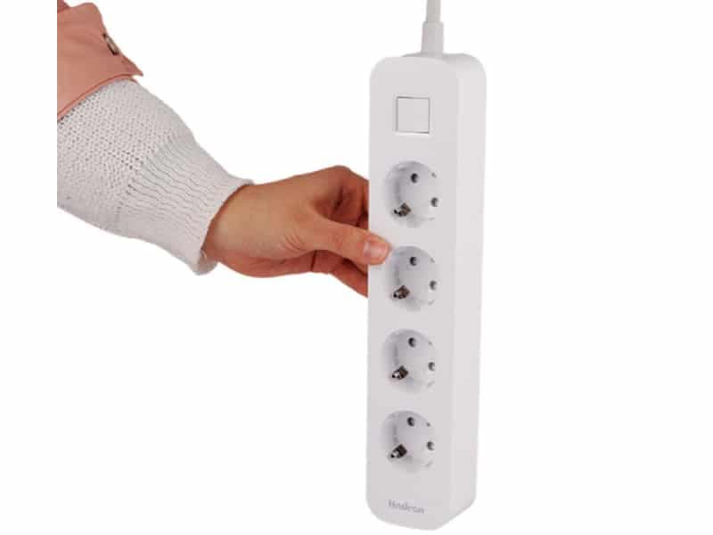 چند راهی برق ارت دار چهار سوکت هادرون Hadron P24 4 AC Way Power Strip 16A — تصویر ۴
