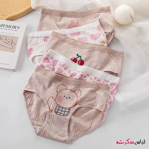 شورت کبریتی فانتزی بسته 3عددی ls288 — تصویر ۲