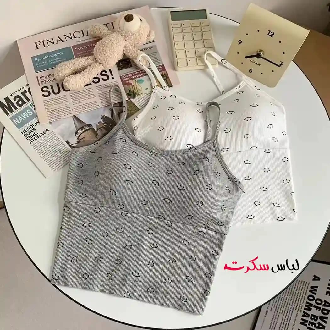 کراپ تاپ دخترانه کبریتی لبخند ls711 — تصویر ۱۱