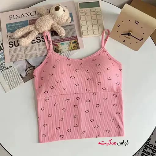 کراپ تاپ دخترانه کبریتی لبخند ls711 — تصویر ۹