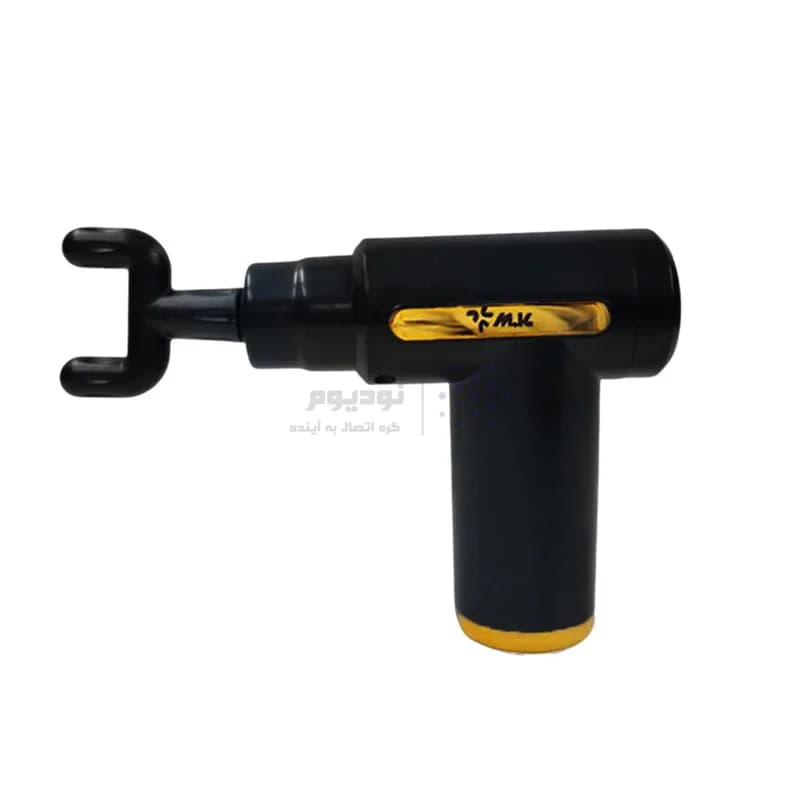 ماساژور شارژی تفنگی Massage Gun M.K – مشکی – RYL — تصویر ۶