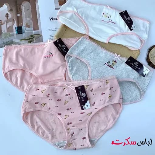 شورت نخی عروسکی بسته 3عددی ls0836 — تصویر ۴