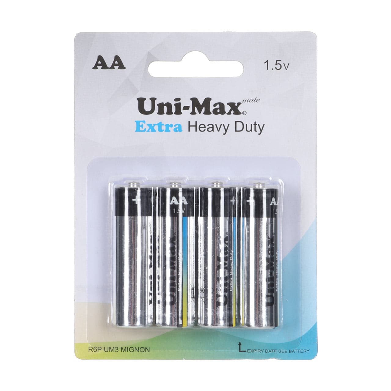 باتری قلم Uni-Max AA مدل Extra Heavy Duty R6P (بسته 4 عددی) — تصویر ۳