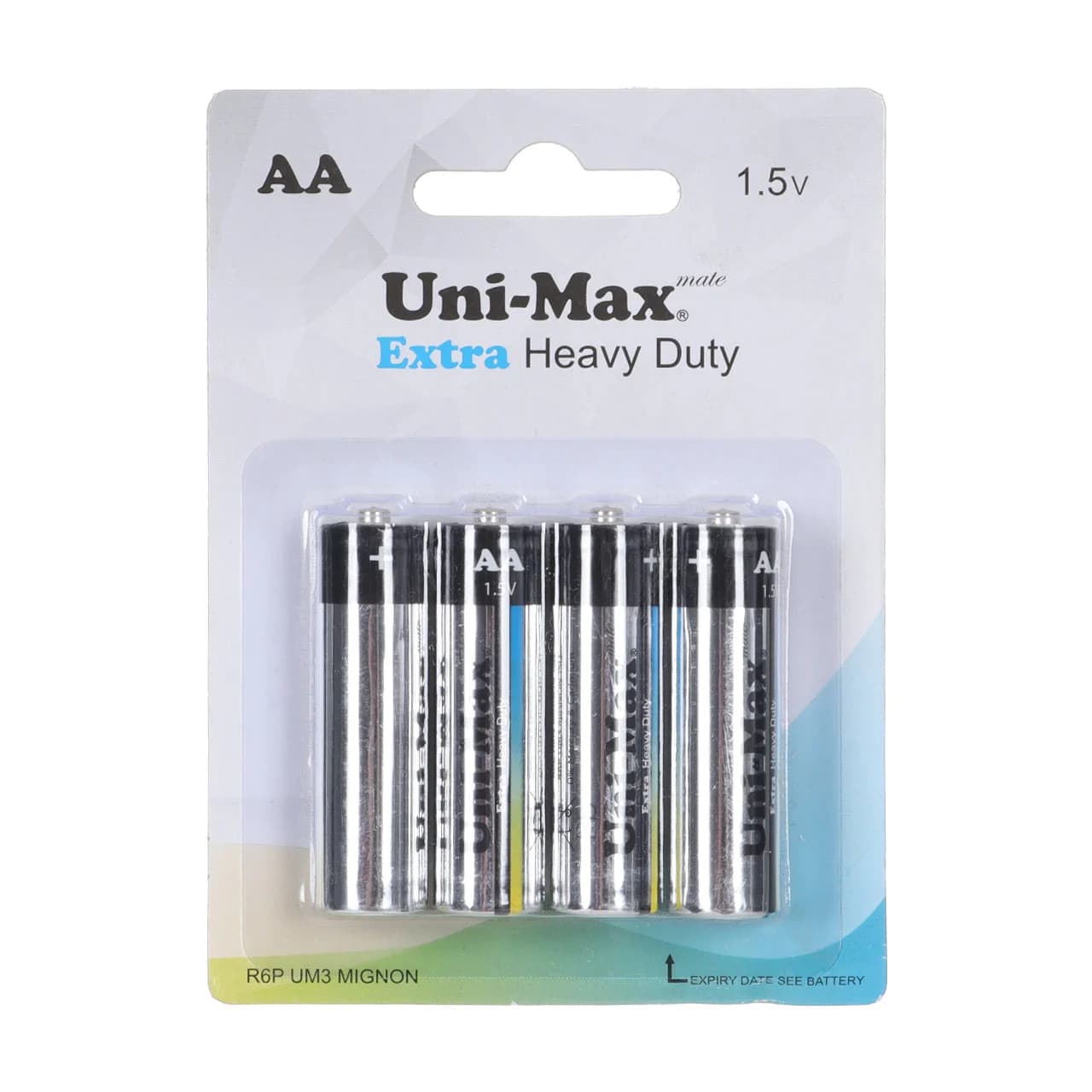 باتری قلم Uni-Max AA مدل Extra Heavy Duty R6P (بسته 4 عددی)