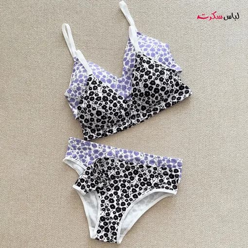 ست نیم تنه و شورت گلدار ls8118 — تصویر ۷