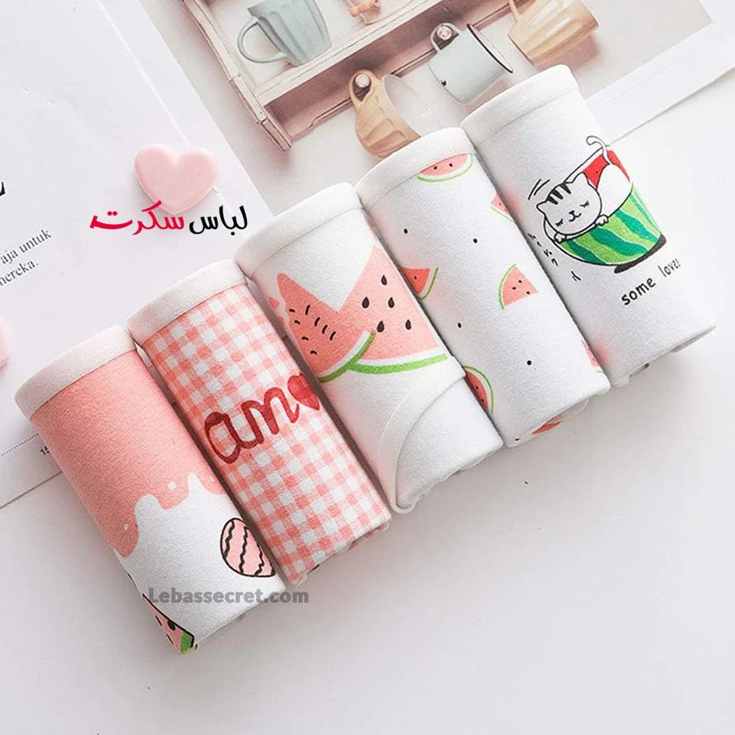 شورت اسلیپ نخی بسته 2عددی هندونه ls163 — تصویر ۱۰