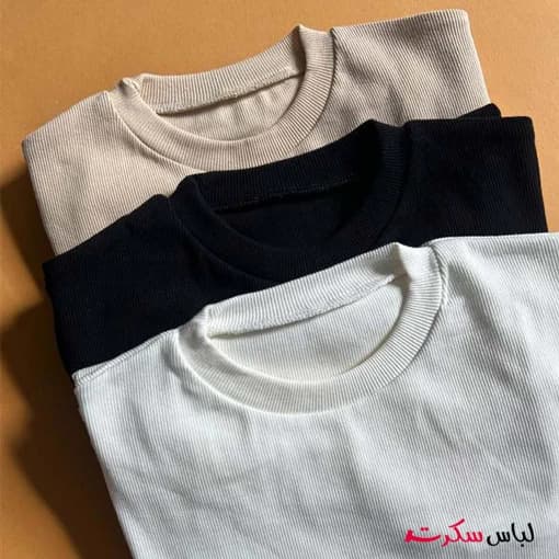 بادی آستین کوتاه یقه گرد ls02010 — تصویر ۳