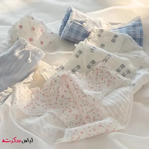 شورت نخی کبریتی زنانه بسته 2عددی ls7020