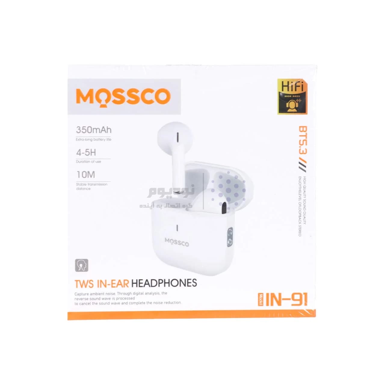 ایرفون بی سیم Mossco مدل IN-91 – مشکی — تصویر ۷