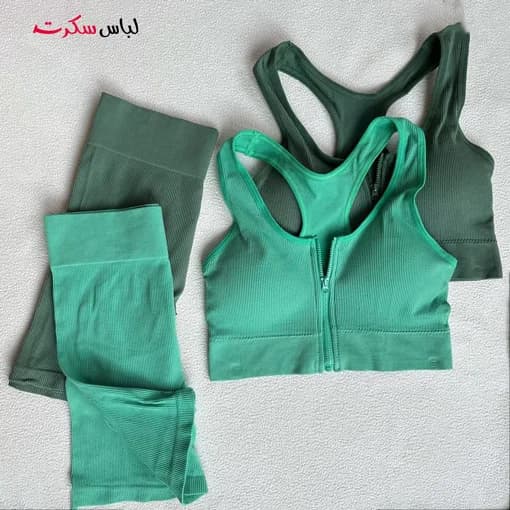 نیم تنه شورت ورزشی زیپ دار اسپرت ls6830 — تصویر ۲