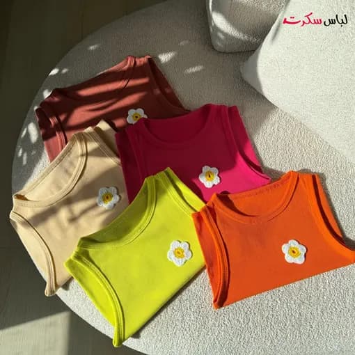 کراپ تاپ کبریتی فانتزی بهار ls28957 — تصویر ۴