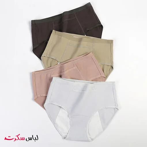 شورت پریودی جیبدار زنانه ls4080 — تصویر ۳