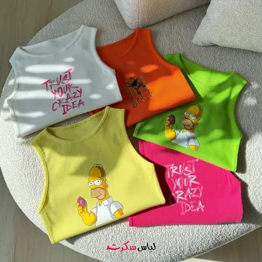 کراپ تاپ کبریتی فانتزی ls28950 — تصویر ۴