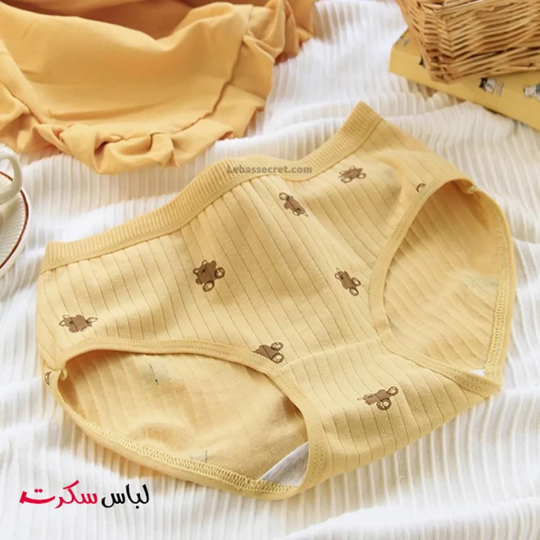 شورت نخی فانتزی بسته 3 عددی Ls153 — تصویر ۷