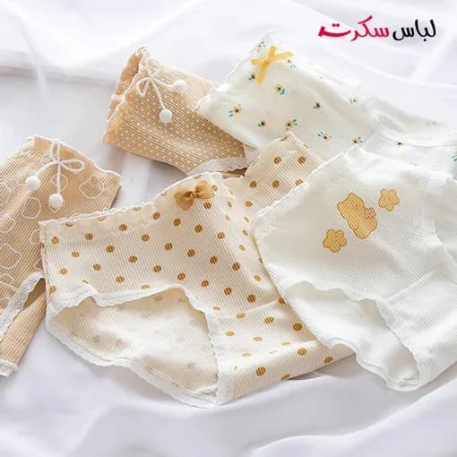 شورت عروسکی پنبه بسته 2عددی ls848 — تصویر ۸