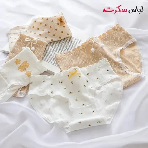 شورت عروسکی پنبه بسته 2عددی ls848 — تصویر ۷