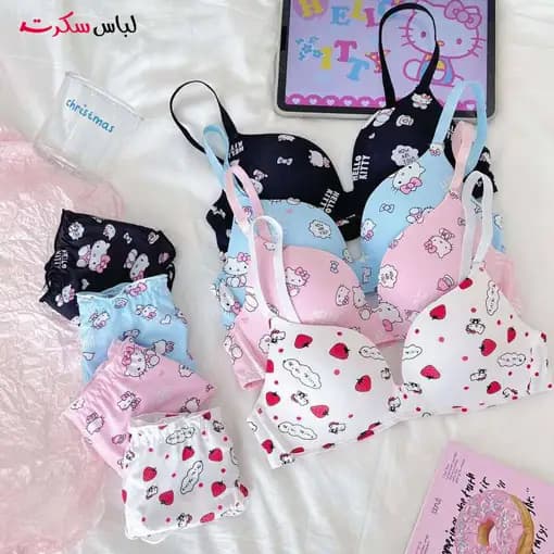 لباس زیر ست کیتی اسفنجی ls5089 — تصویر ۴