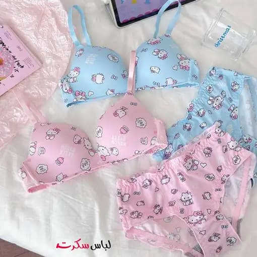 لباس زیر ست کیتی اسفنجی ls5089 — تصویر ۶