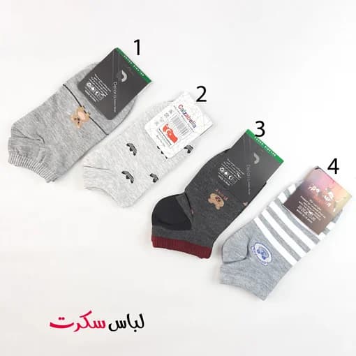 جوراب مچی زنانه عروسکی j074 — تصویر ۶