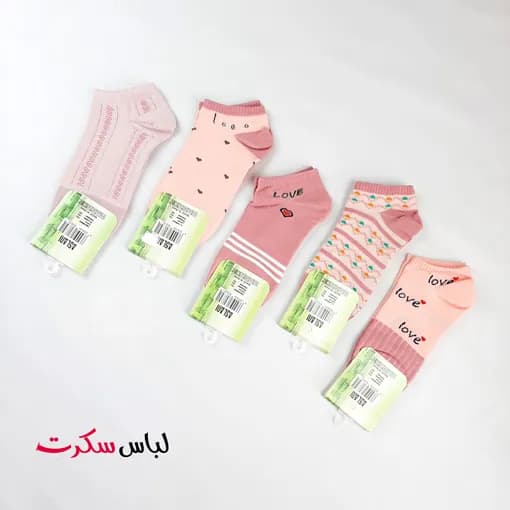 جوراب مچی طرحدار زنانه j071 — تصویر ۹