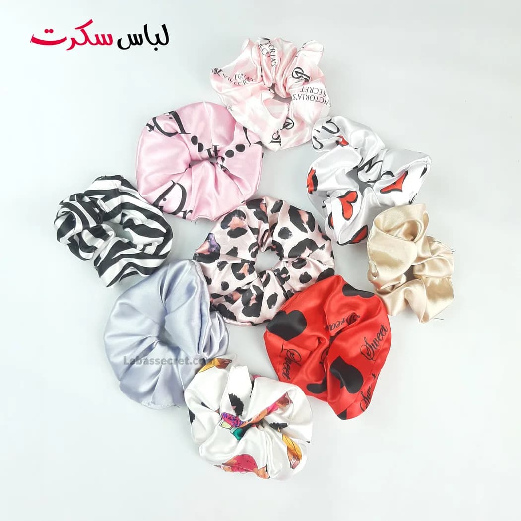 اسکرانچی کش مو ساتن بسته 3عددی lebassecret0118 — تصویر ۱۲