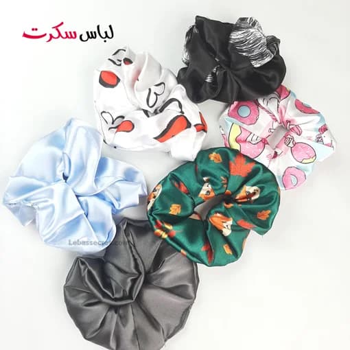 اسکرانچی کش مو ساتن بسته 3عددی lebassecret0118 — تصویر ۲