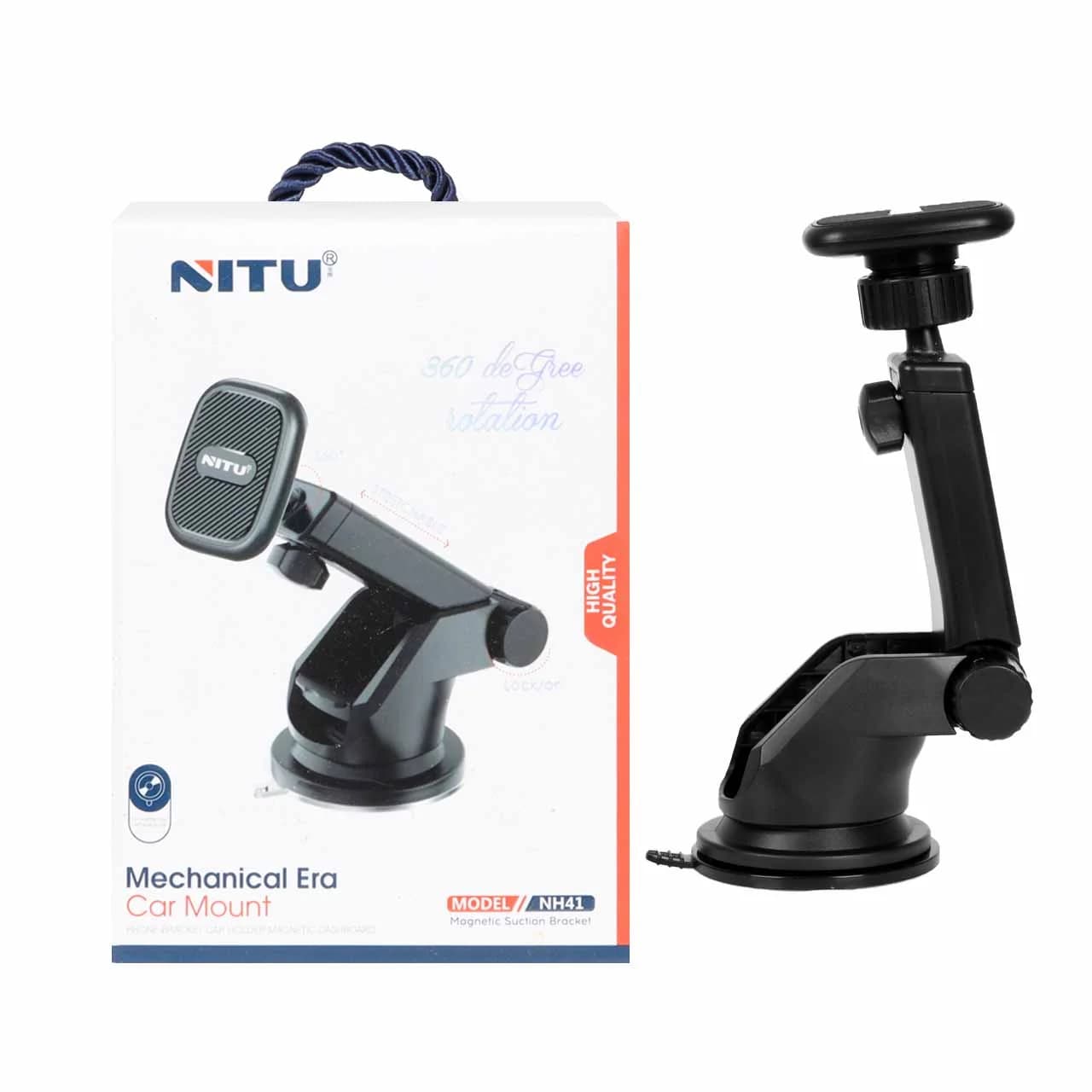 هولدر گوشی موبایل پایه دار NITU مدل NH41 – مشکی
