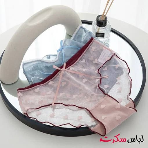 شورت فانتزی زنانه توری ls2828