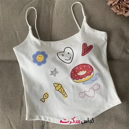 کراپ تاپ دخترانه فانتزی ls714 — تصویر ۱۰