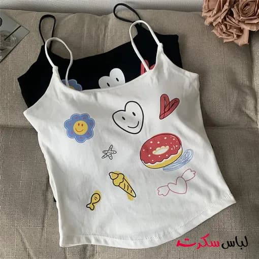 کراپ تاپ دخترانه فانتزی ls714 — تصویر ۱۲