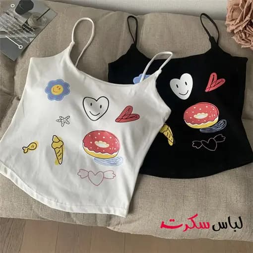 کراپ تاپ دخترانه فانتزی ls714 — تصویر ۸