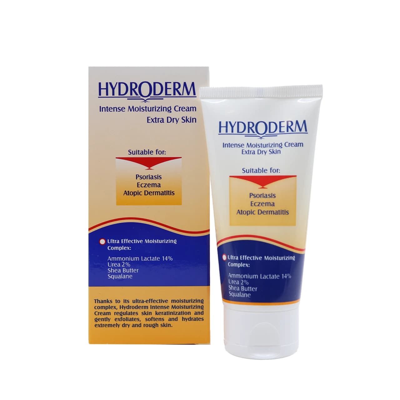 کرم مرطوب کننده قوی هیدرودرم مخصوص پوست خیلی خشک ۵۰ میلی لیتر — تصویر ۹