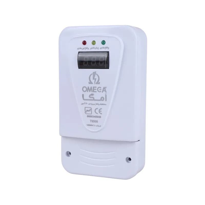 محافظ ولتاژ پشت کنتور دیجیتال 30 آمپر امگا مدل T6500