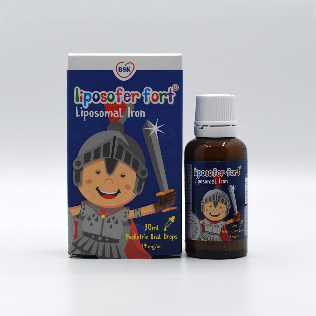 قطره آهن لیپوزوفر فورت بی اس کی/LIPOSOFER FORTE BSK
