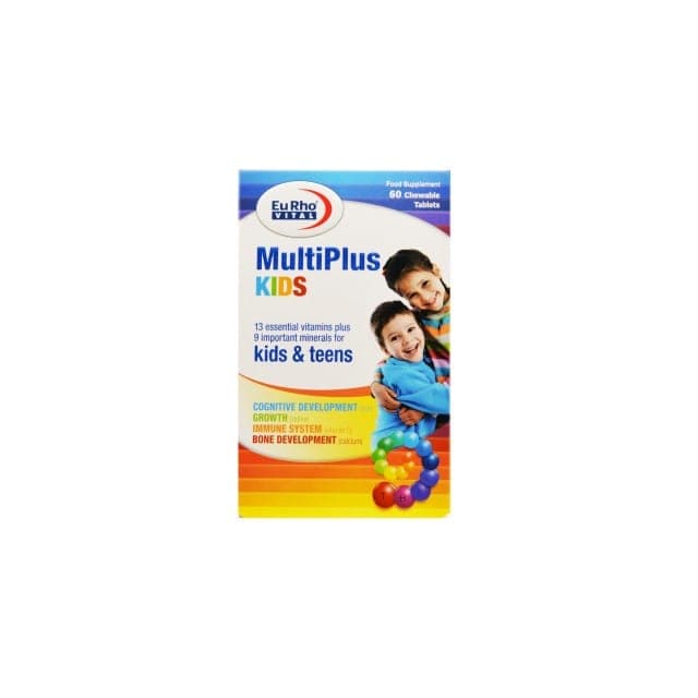 قرص جویدنی مولتی پلاس کیدز یورو ویتال/MULTIPLUS KIDS EURHO VITAL
