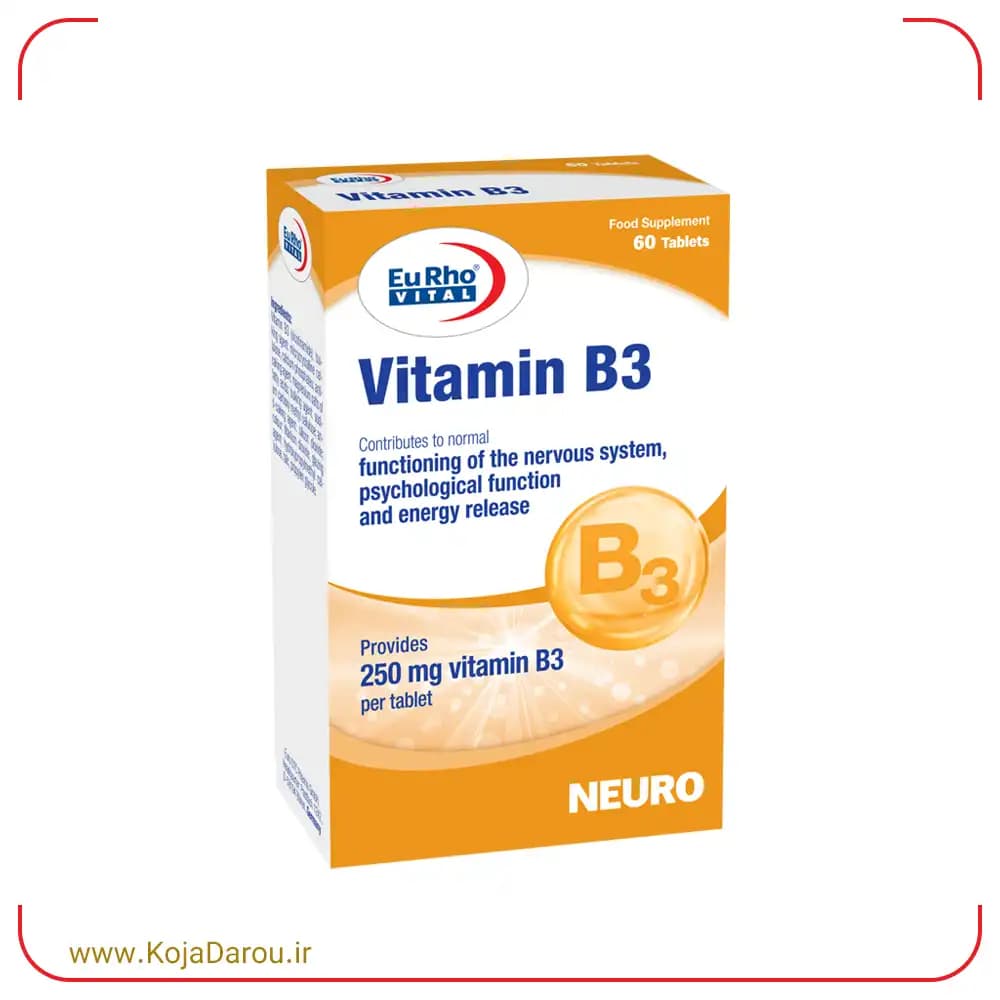 قرص ویتامین B3 یورو ویتال/VITAMIN B3 EURHO VITAL — تصویر ۵