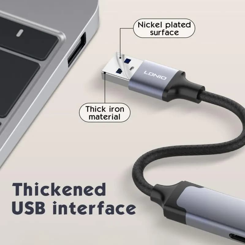 هاب چهار پورت USB3.0 الدینیو مدل LDNIO DS-74U — تصویر ۸