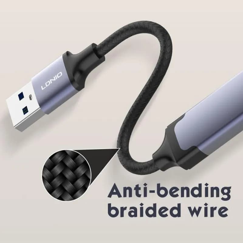 هاب چهار پورت USB3.0 الدینیو مدل LDNIO DS-74U — تصویر ۴