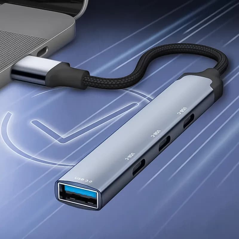 هاب چهار پورت USB3.0 الدینیو مدل LDNIO DS-74U — تصویر ۶