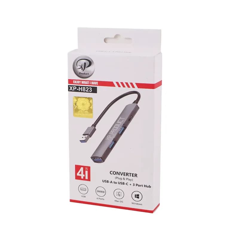 هاب چهار پورت USB3.0 ایکس پی مدل XP-H823 — تصویر ۷