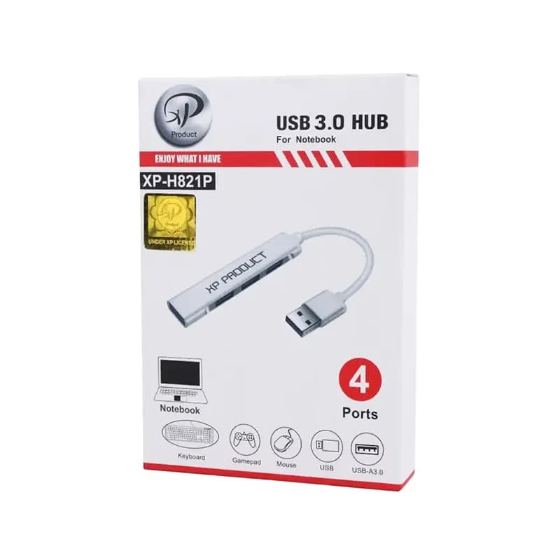 هاب چهار پورت USB3.0 ایکس پی مدل XP-H821 — تصویر ۷