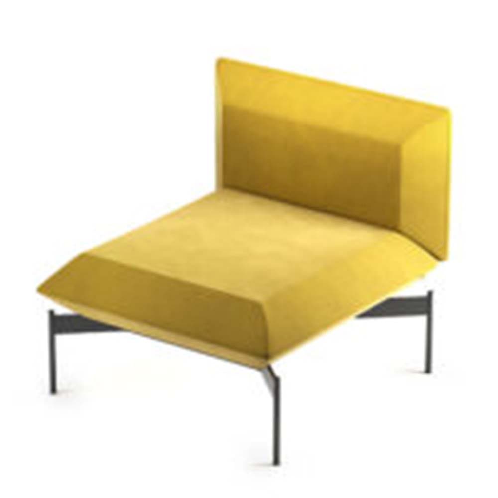 مبل تک نفره دسته راست SF-110-41 باپوشش چرم هلگر