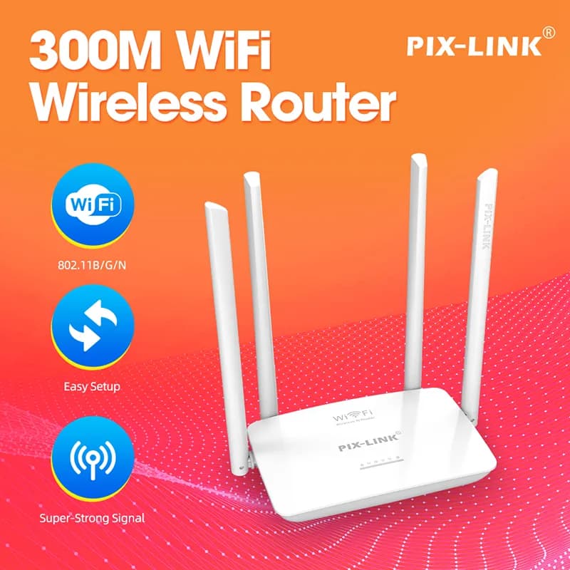 روتر تقویت کننده و توسعه دهنده وایرلس پیکس لینک مدل LV-WR08 — تصویر ۶