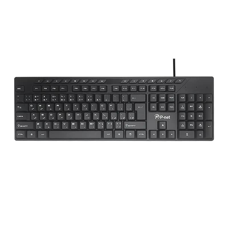 کیبورد سیم دار پی نت مدل P-Net KB.900 — تصویر ۲