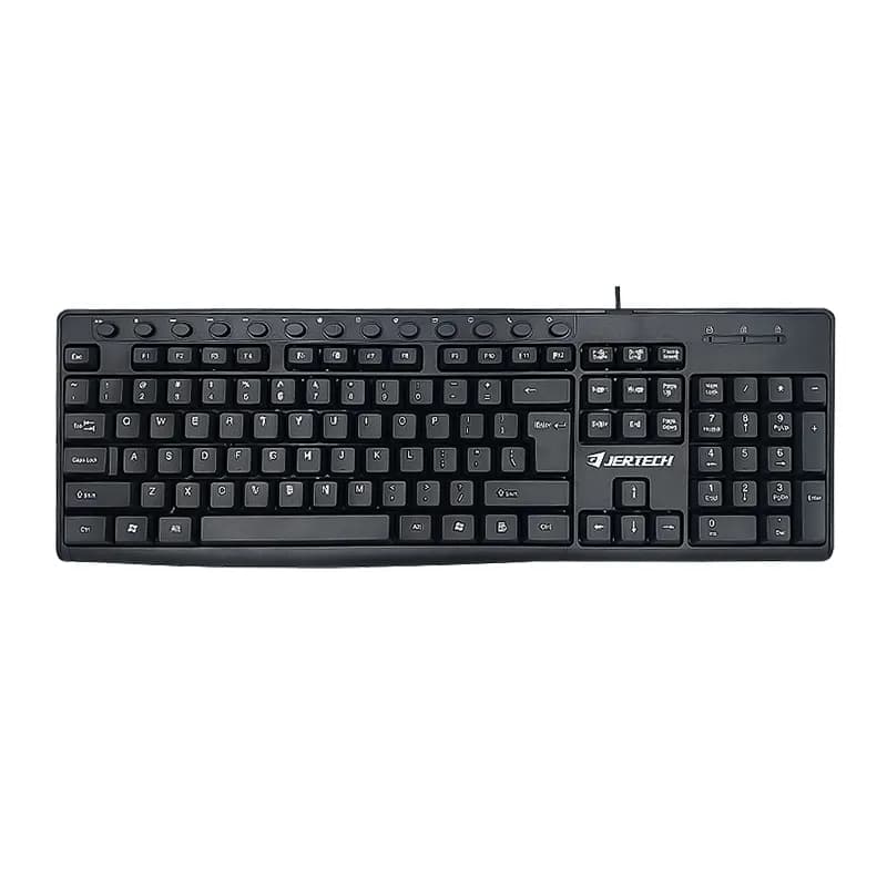 کیبورد سیم دار جرتک مدل Jertech K100 — تصویر ۷