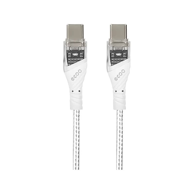 کابل Type-C به Type-C فست شارژ 66W اکو مدل A107 — تصویر ۲