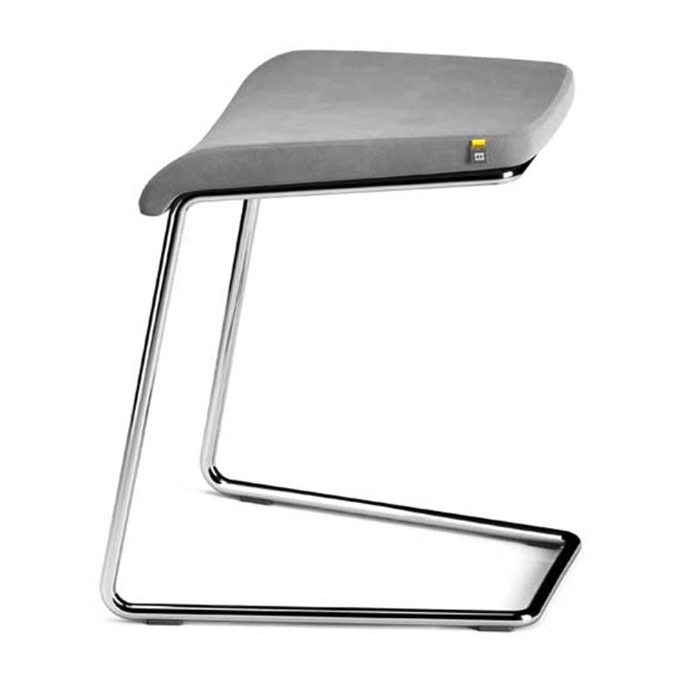 صندلی بار کوتاه با پوشش چرم مدل BS-103-04 هلگر